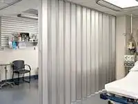 Series 740 Aluminum Panel Security Accordion Door