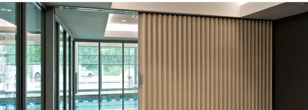 Experience versatile sound management with Series H4100 Acoustic Accordion Door