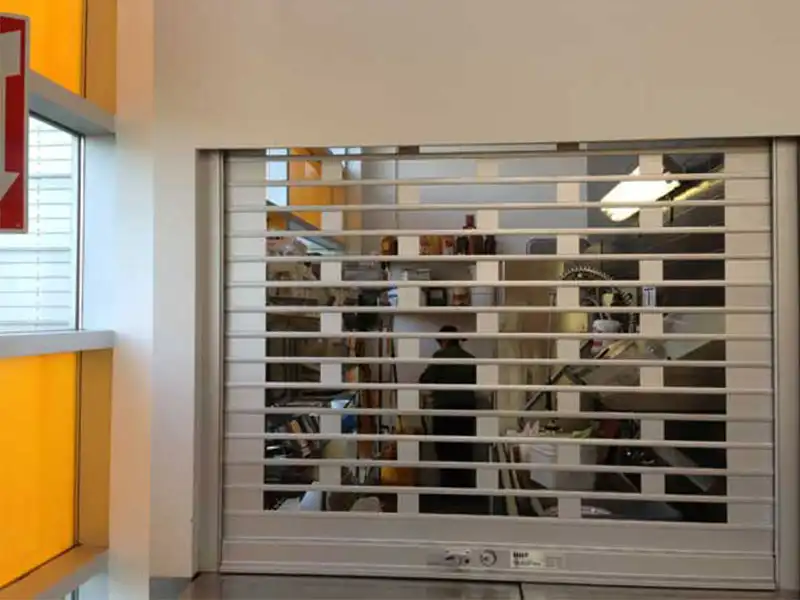 Counter Shutter Security with Brick Pattern