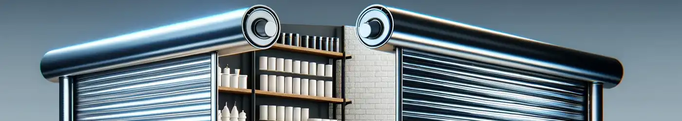 Efficient air circulation: Perforated slim roll air counter rolling up shutters for a breathable space
