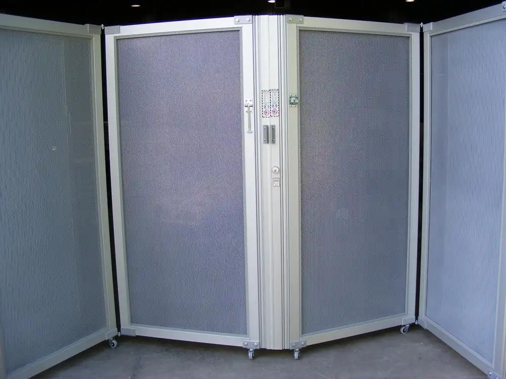 Access Control Barrier - Perforated Panel Construction