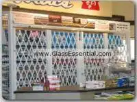 Protective Folding Gate for Enclosed Areas