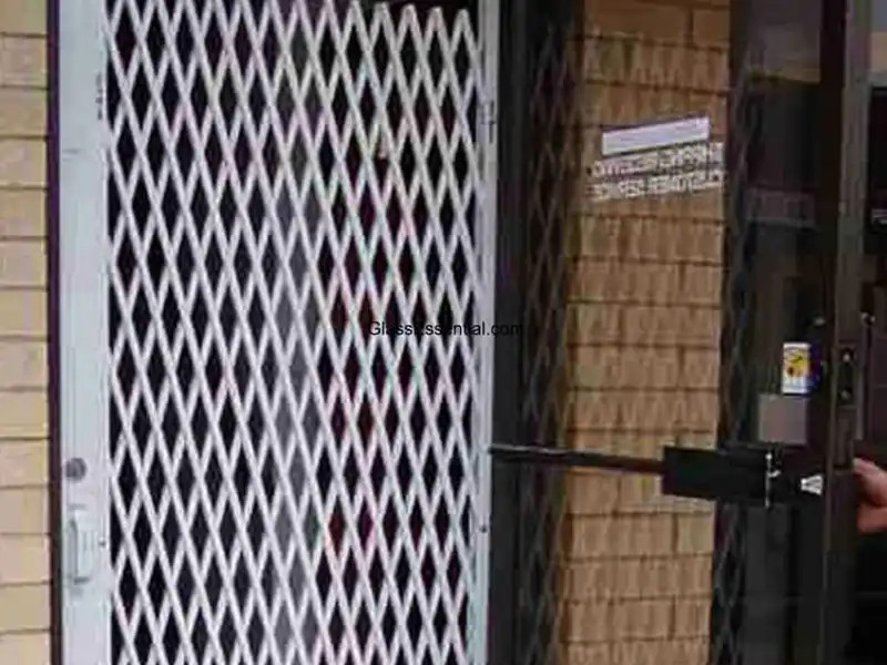Retail security bolstered by a reliable folding gate