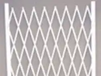 Steel folding gate for asset protection