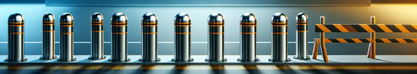 Traffic bollards for road safety and traffic control