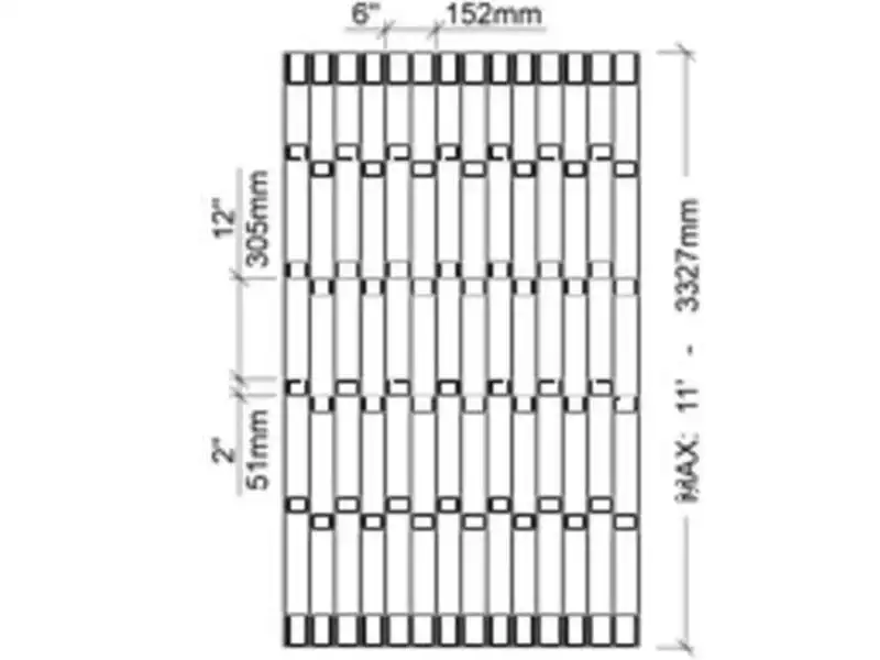 Sturdy Concept 1212 Sliding Grille Design