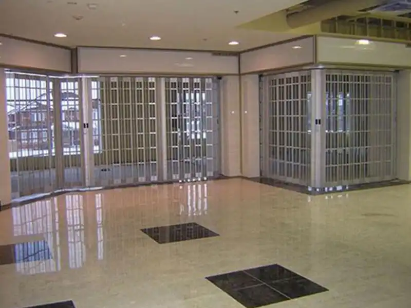 Side Folding Sliding Grille Flexguard Model