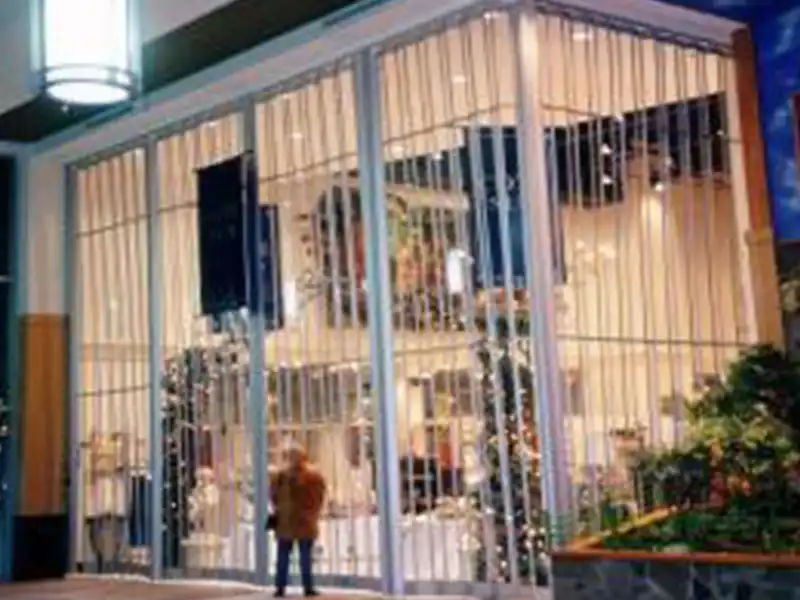 Security Enhancement Impact Folding Grille