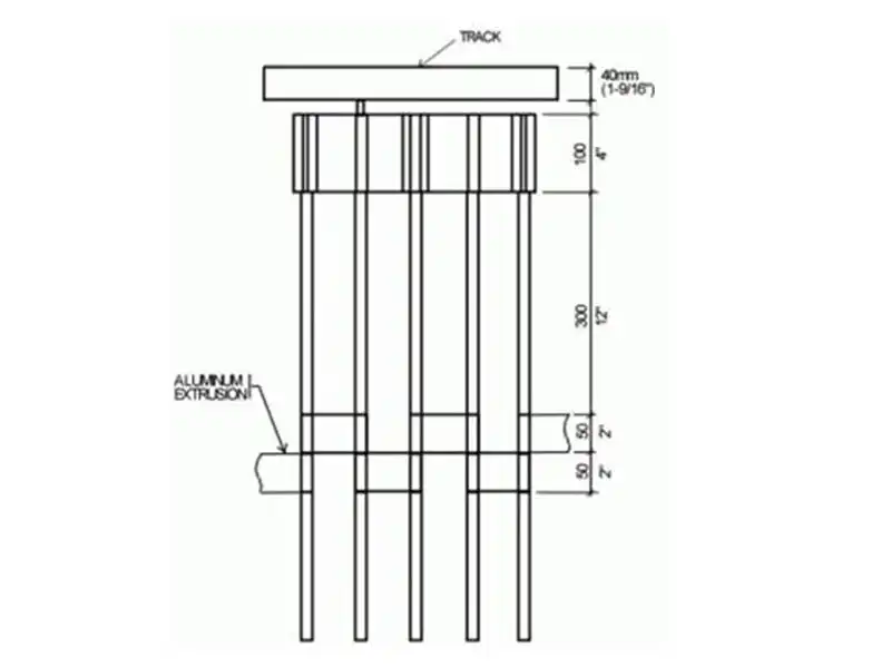 Protective Side Folding Grille Model