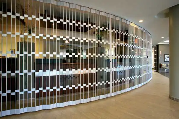 Sleek and modern sliding grille model showcasing contemporary design.
