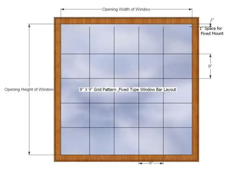 "Maximize security options with aluminum bars suitable for both permanent and removable window installations.