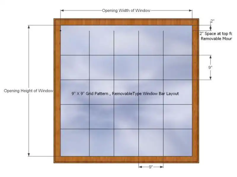 Aluminum excellence meets Windows Security: Bars designed for fixed and removable windows.