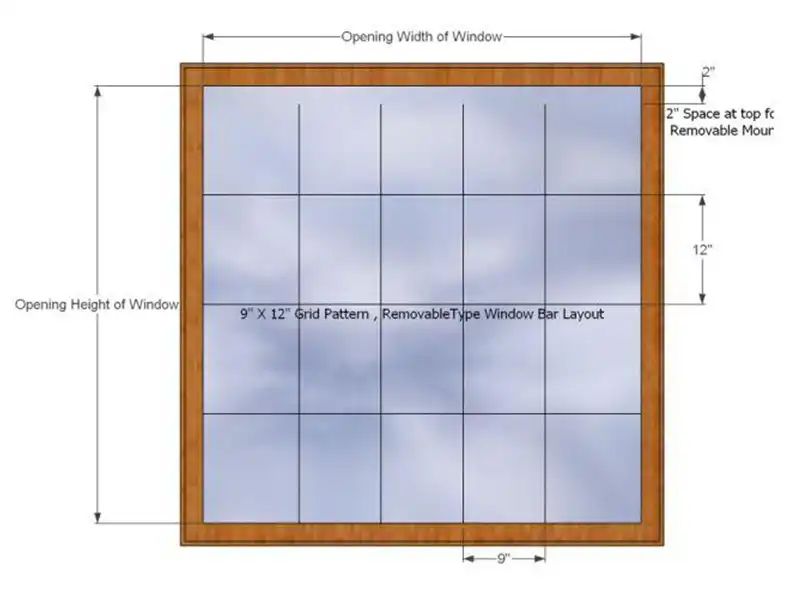 Elevate your security standards with aluminum window bars, perfect for fixed and removable applications