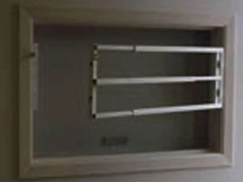 Protective steel bars for windows to enhance home security.