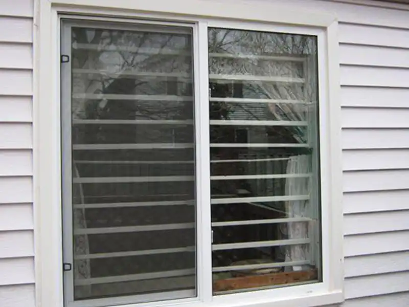 Bolster your window security with these removable steel bars, ensuring a robust barrier