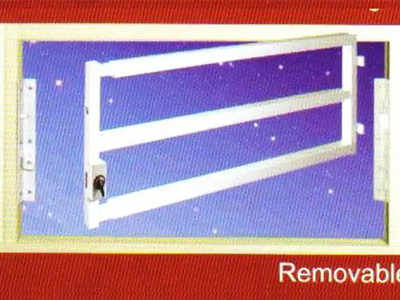 Steel removable bars providing an extra layer of security for your windows, easy to install.