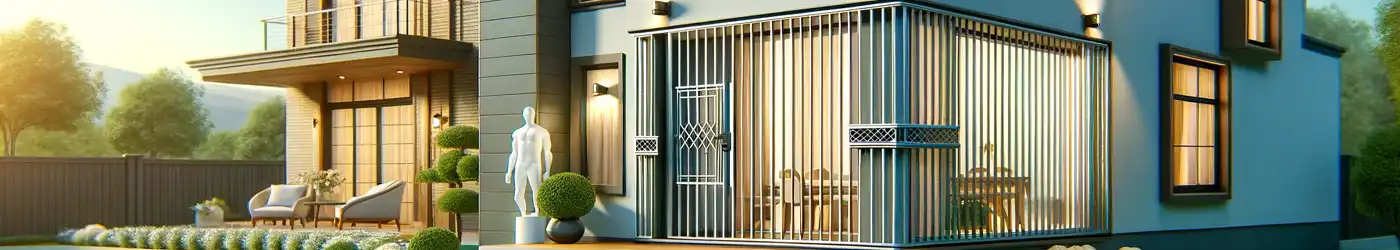 Transparent Security: Wire Mesh Window Guard For Unobtrusive Safety