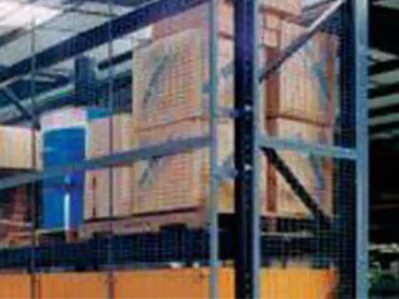 Secure Rack Enclosure with Wire Mesh
