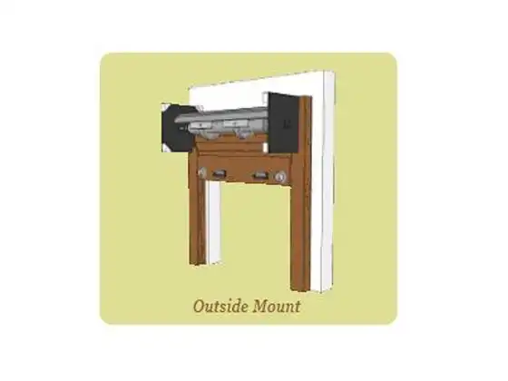 Timber Style Roll Up Shutter Setup
